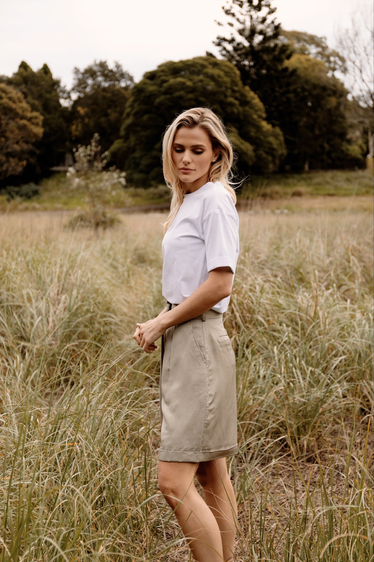 Relaxed Tee with relaxed shorts