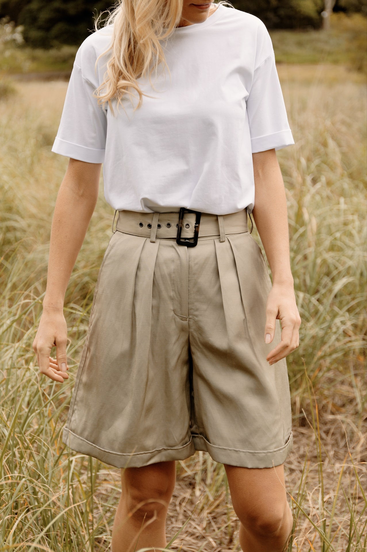 Relaxed Tee with relaxed shorts
