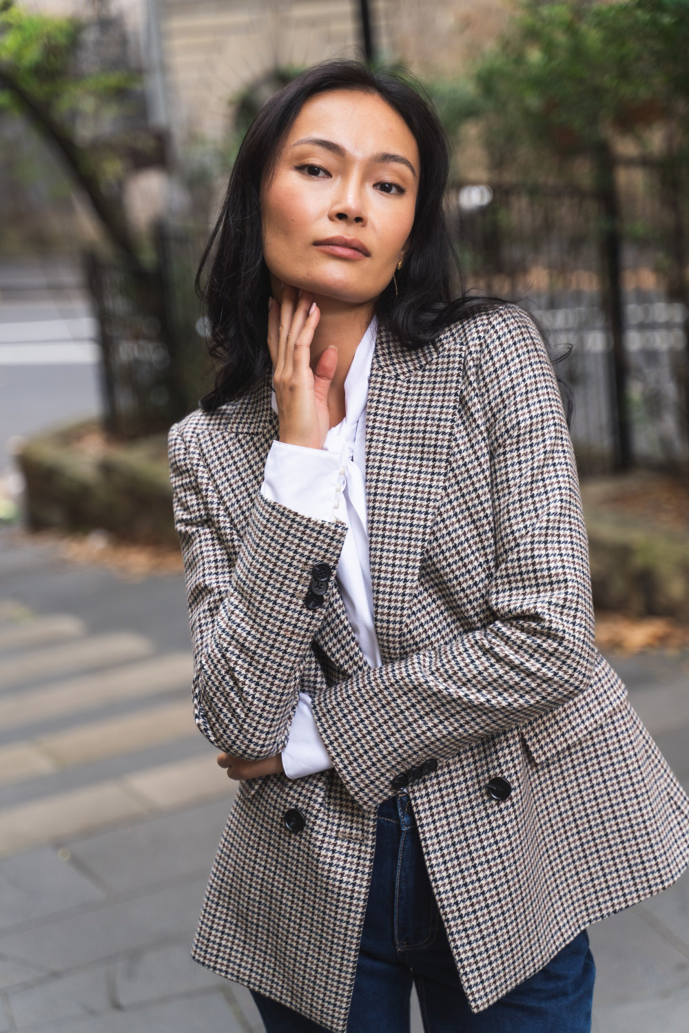 Houndstooth Blazer