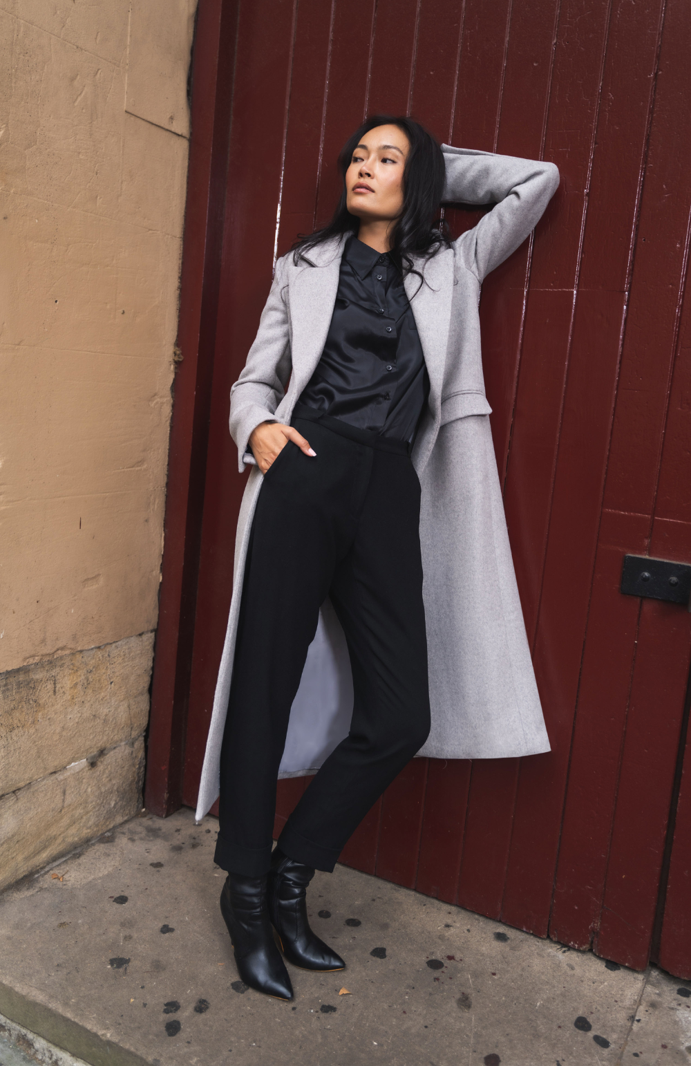 Chesterfield Coat, cuff shirt and classic pant