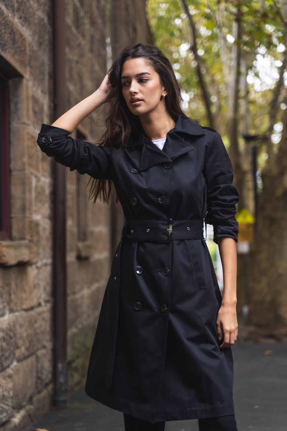 Capsule Collection Wardrobe Black Trench