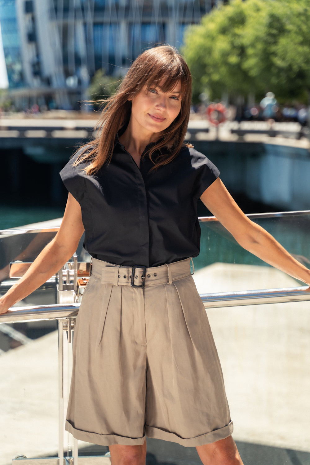 Silhouette Shirt with relaxed shirt