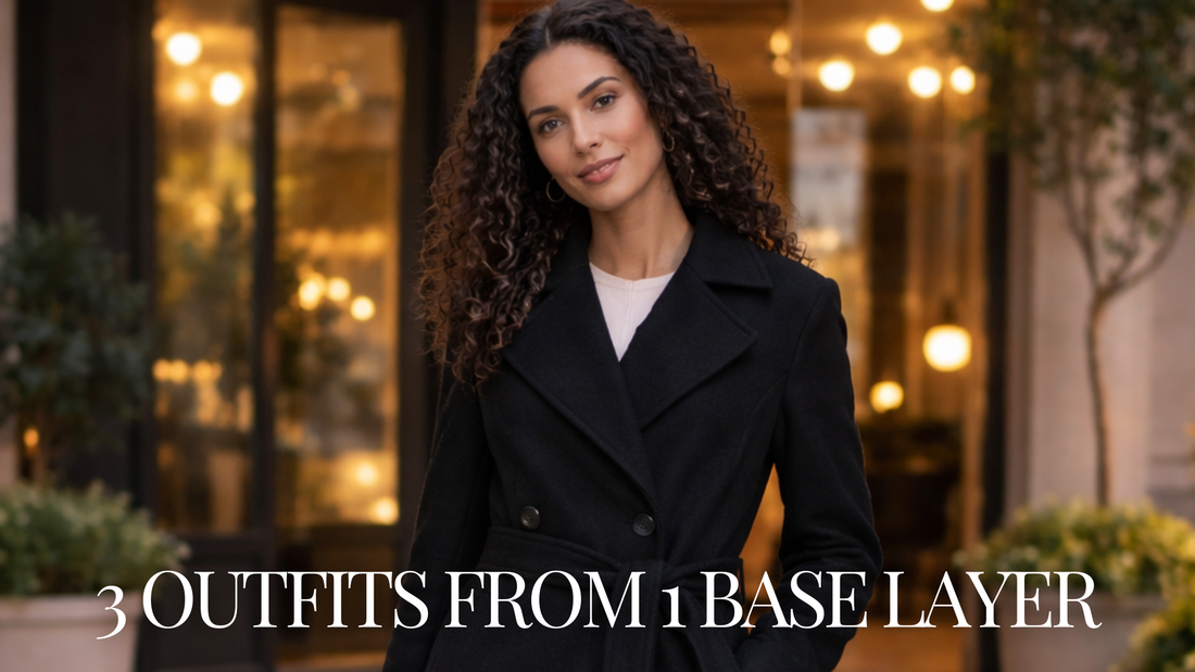 3 Outfits from 1 Base Layer