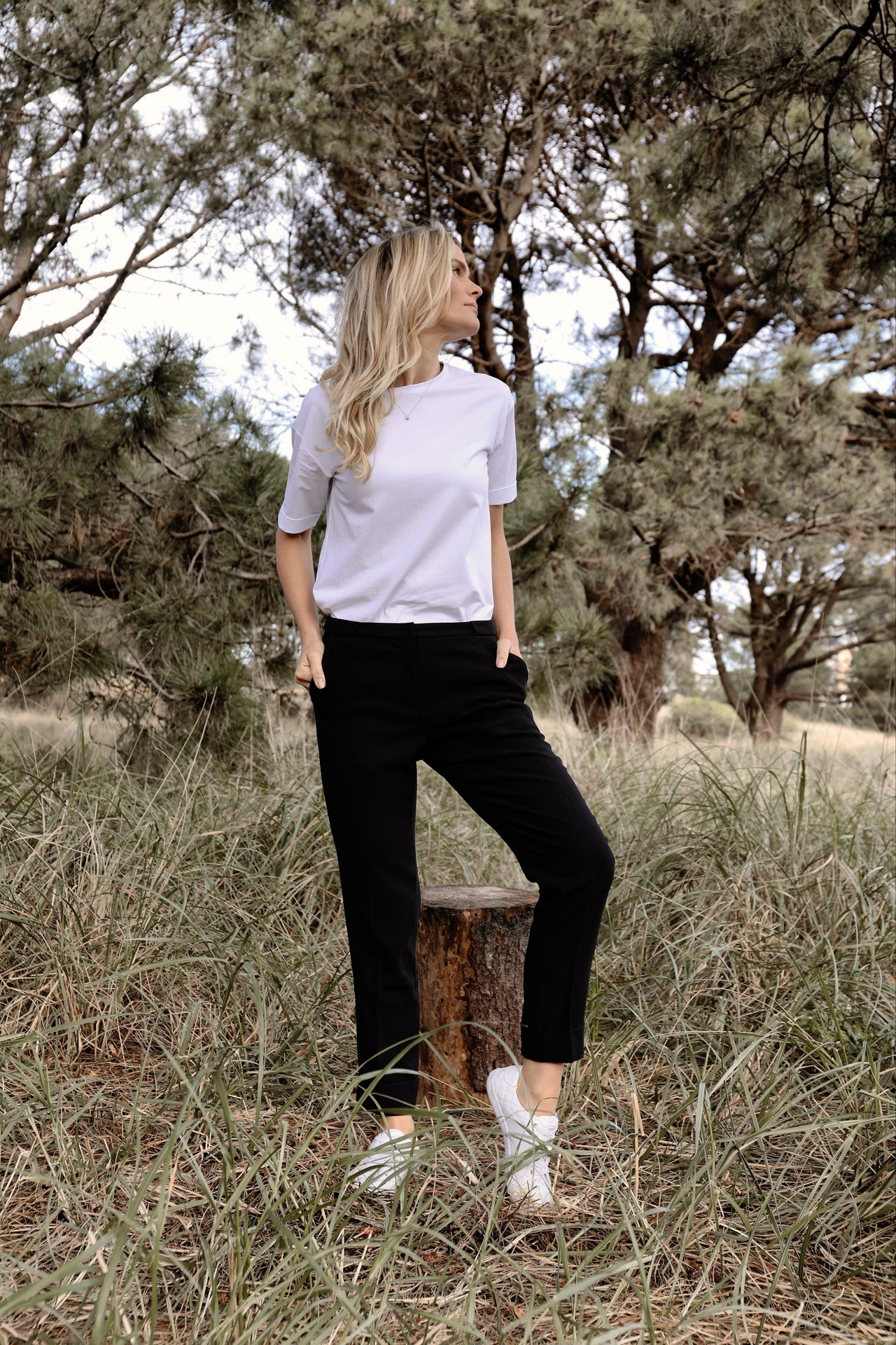 Classic Pant with relaxed tee