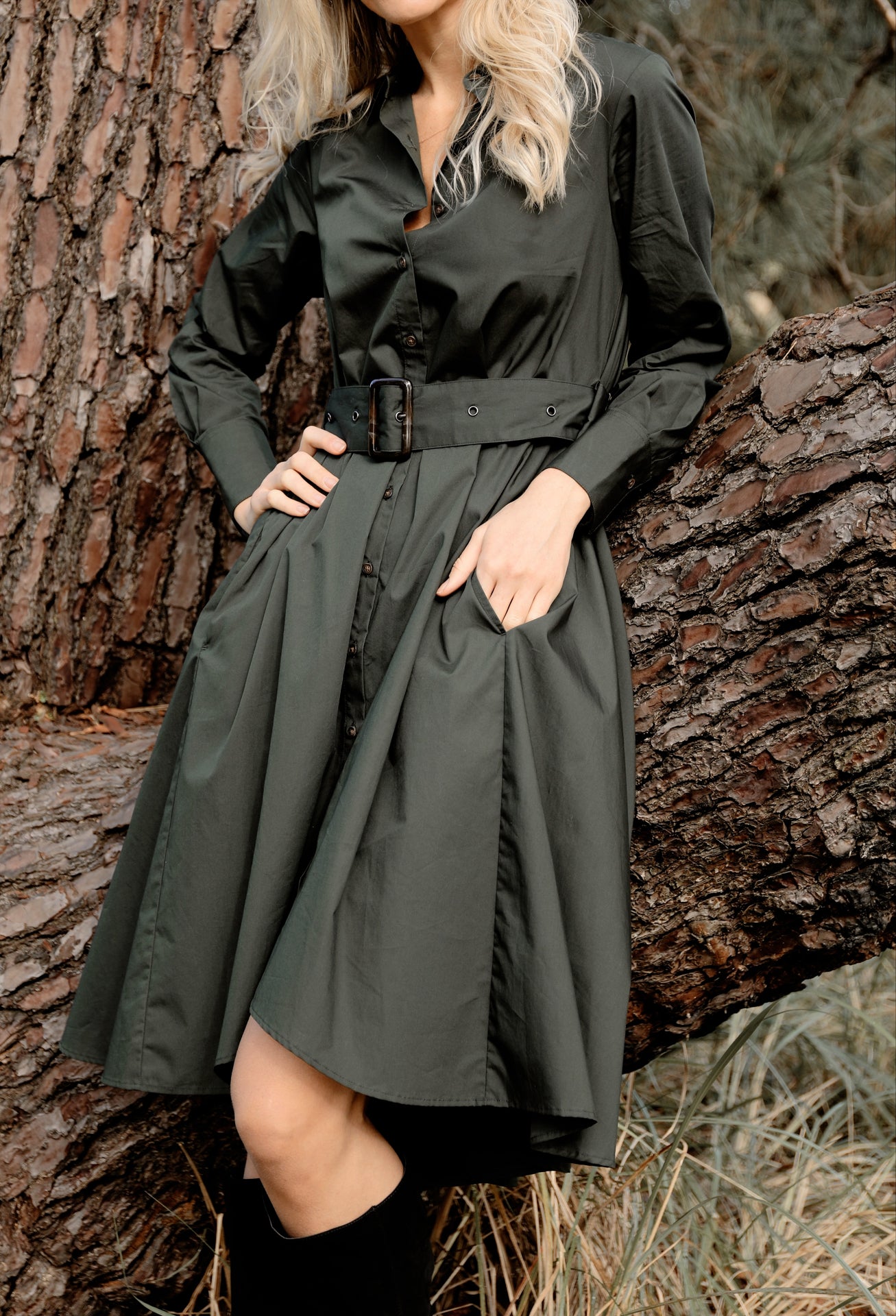 Long Sleeve Shirt Dress