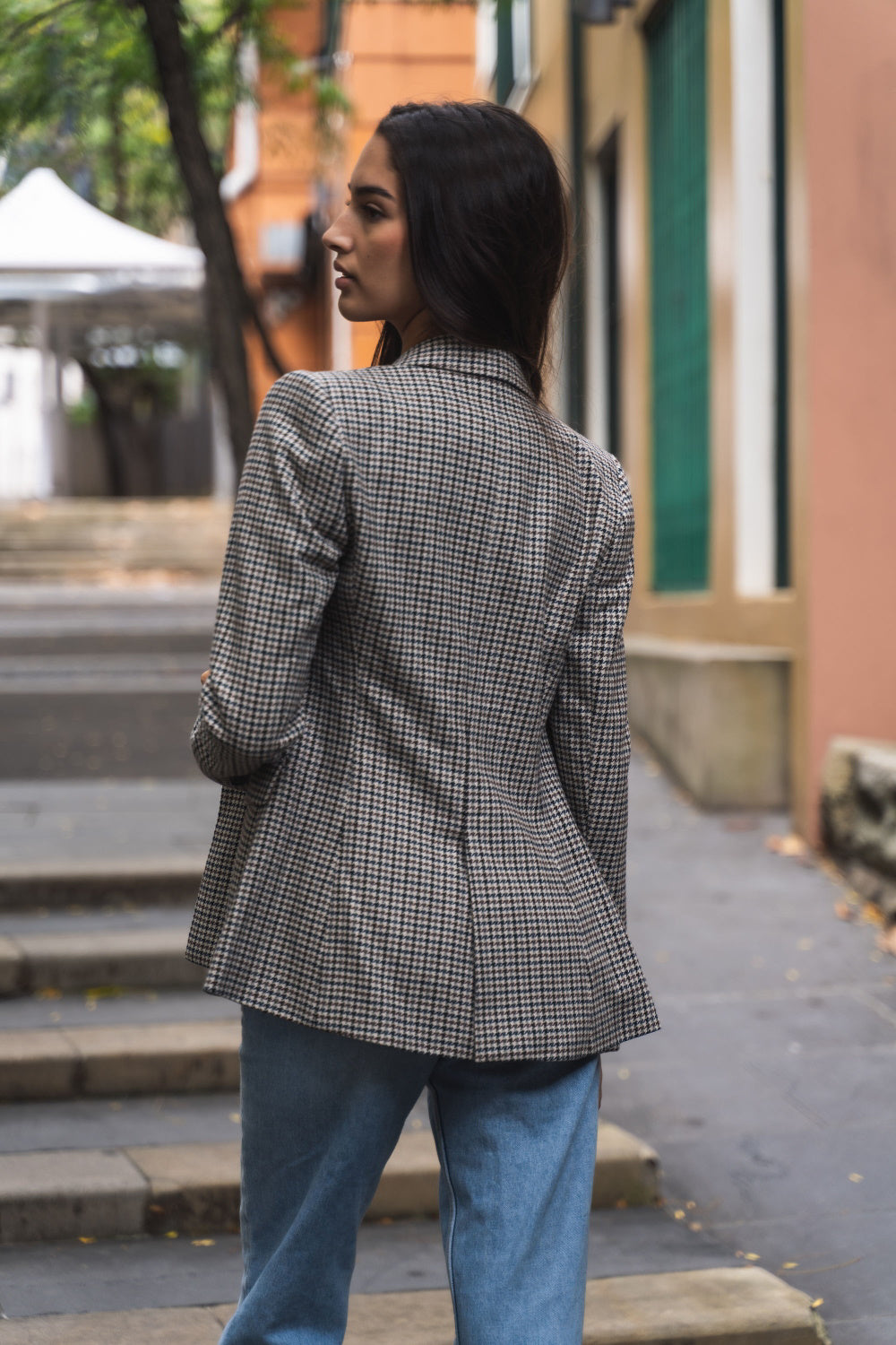 Houndstooth Blazer 