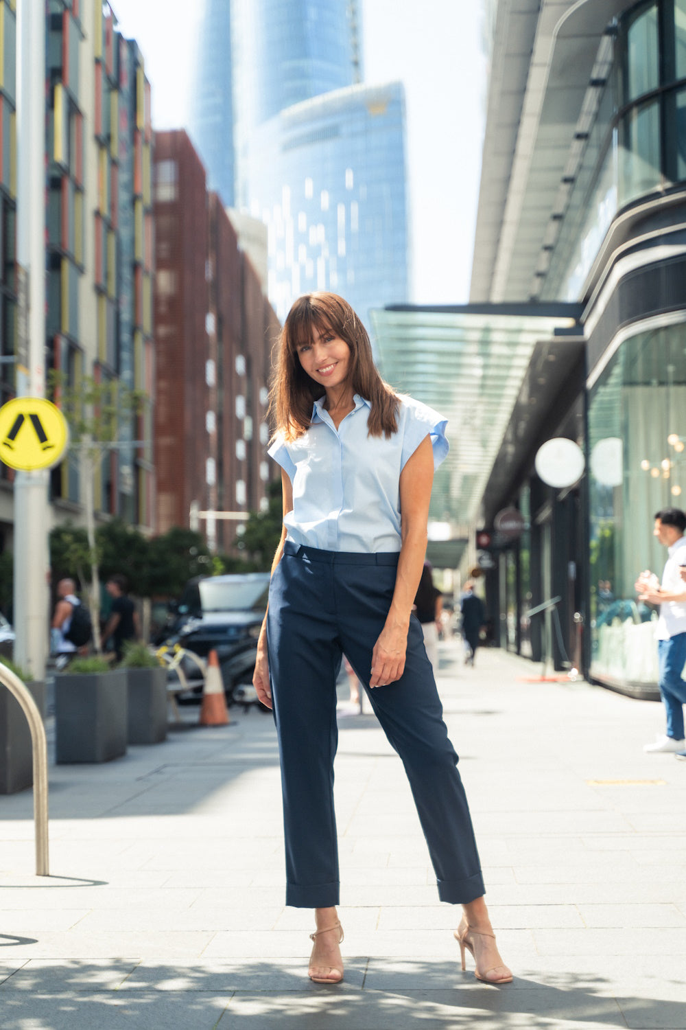 Tailored Pant paired with Silhouette Shirt 