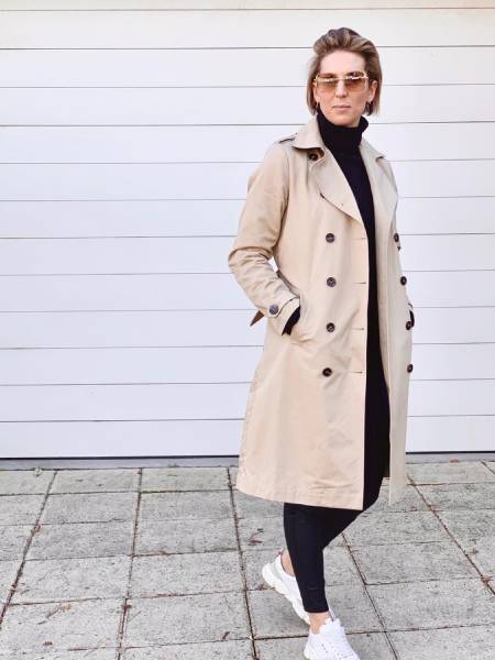 Penelope Styling wearing the Trench Coat 