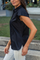Picture of THE BLACK SLEEVELESS SILHOUETTE SHIRT